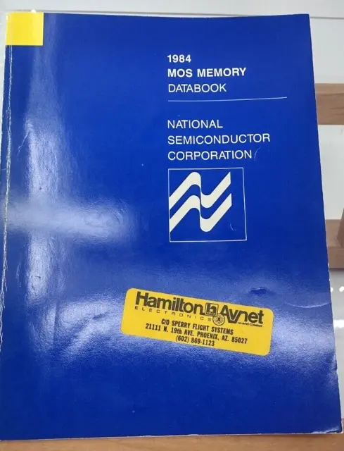 MOS Memory Databook National Semiconductor Corporation 1984 Paperback VG