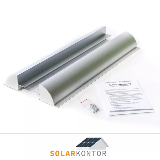 WATTSTUNDE® ALU Solarmodul Halterung 68cm Haltespoiler Befestigung Wohnmobil