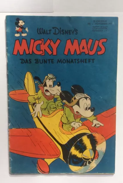 Micky Maus Heft Nr. 1 von 1951 (2-) Originalheft kein Reprint gut erhalten Ehapa