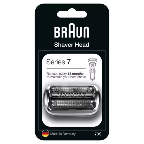 Braun 73S Scherkopf Ersatzscherteil für Braun Series 7 Elektrorasierer - Silber