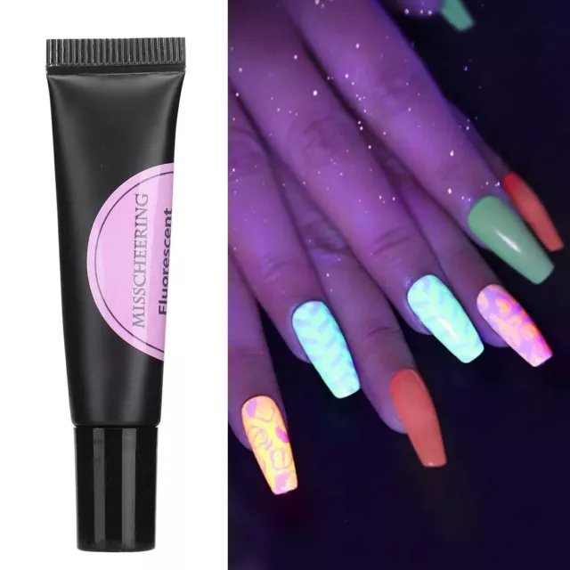 8ml Night Light UV Nail Art Gel Polish Long Lasting Nail Soak Off Gel Manicu RHS