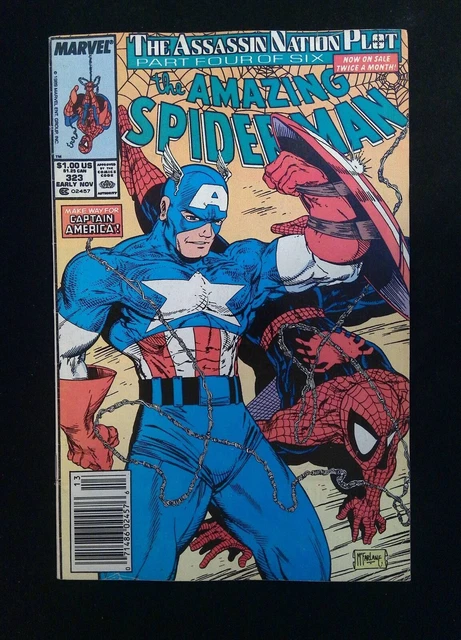 Amazing Spider-Man #323  MARVEL Comics 1989 FN/VF NEWSSTAND