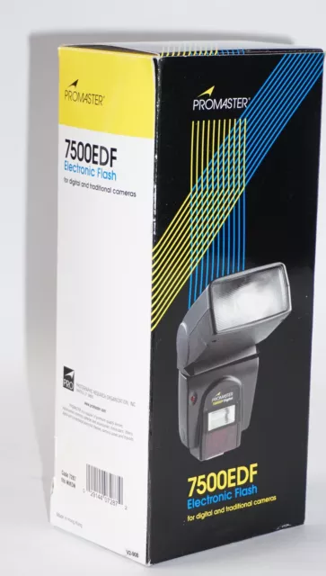 -=New=-=For Nikon=-Promaster 7500Edf Twin/Bounce/Swivel/Zoom Flash I-Ttl7287 V2!