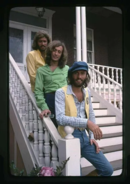 The Bee Gees Barry Maurice Robin Gibb Vivid Color Original 35mm Transparency