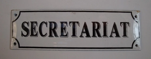 Door Plate the secretariat French Style Steel