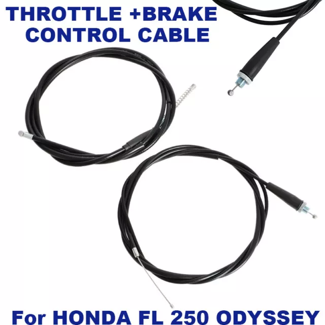 Throttle And Brake Control Cable For Honda Fl 250 Odyssey Atv Both Cables Set