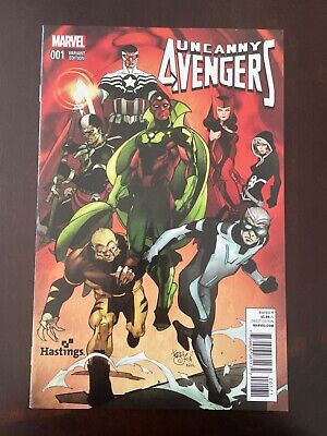 Uncanny Avengers #1 Vol 2 (Marvel, 2015) VF+ Hastings Variant