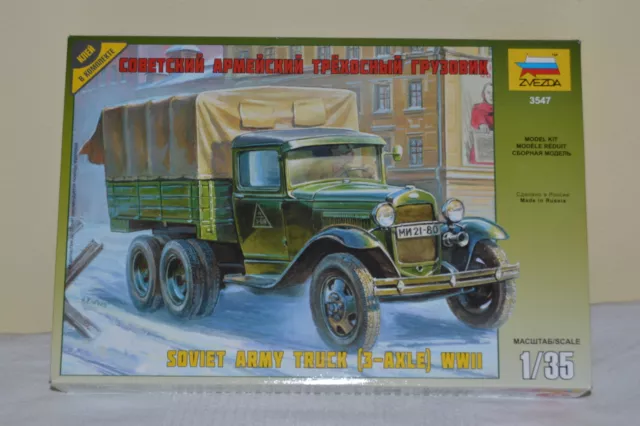 ZVEZDA GAZ AAA TRUCK Scala 1:35 cod.3547