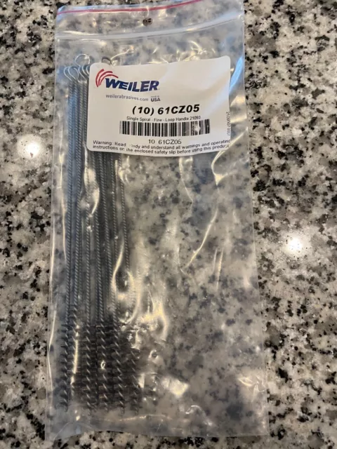 NEW, Weiler Wire Wheel Brushes. (10 )61CZ05 ( one package of 10 brushes )