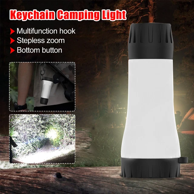 5W Mini LED Flashlight Torch USB Rechargeable Lantern Outdoor Camping Light