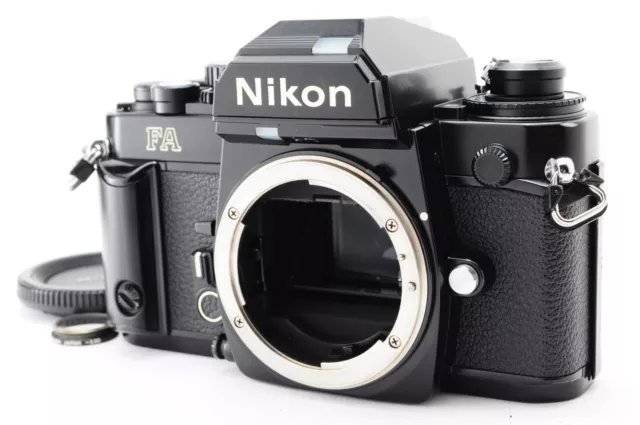 [Mint] Nikon FA Black 35mm SLR Film Camera Body SLR Black w/Cap from Japan