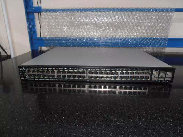 Cisco SG500X-48P-K9 48 Port PoE Gigabit Smart Managed Switch