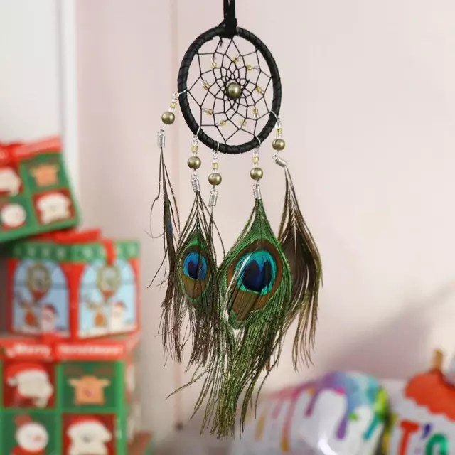 Art Colorful Hand-woven Dreamcatcher Ornament Car Hanging Pendant Wind Chime