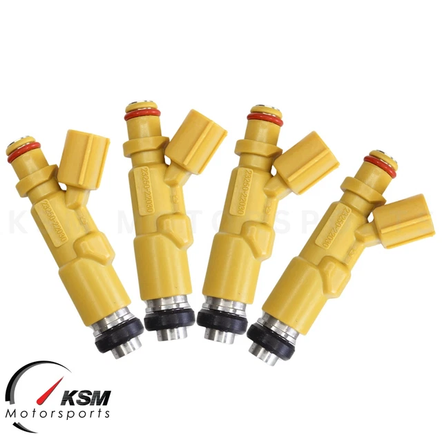 Lot De 4 Injecteurs Essence KSM Motorsports – Compatible Nissan X-Trail T30 T31 2.5L QR25DE – Neuf