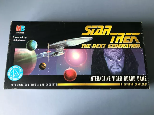 Star Trek The Next Generation - Interactive Video Board Game, 1994,