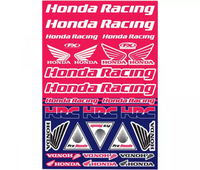 Honda Racing Cr / Crf - Satz Aufkleber Universal / 22-68332