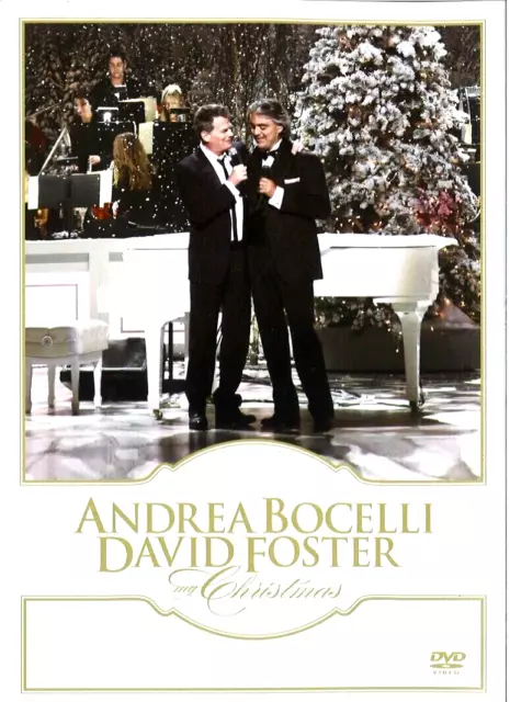 Andrea Bocelli & David Foster : My Christmas : NEW DVD : *Very Rare OOP*