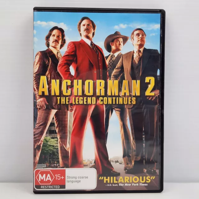  Anchorman 2: The Legend Continues [Blu-ray] [2013] [Region  Free] : Movies & TV