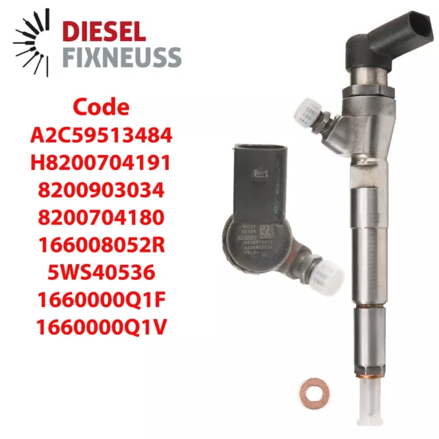 4x Siemens Injecteur H8200704191 Nissan Quashqai Renault Clio III Megane 1,5dci 3