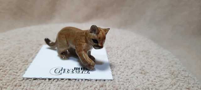 LITTLE CRITTERZ Cougar Cub "Renegade" Miniature Figurine New FREE SHIPPING LC136