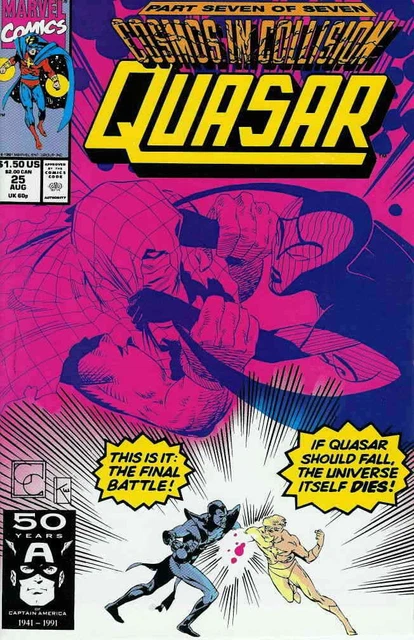 Quasar #25 FN; Marvel | Mark Gruenwald - we combine shipping