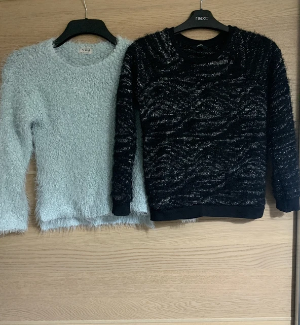 Girls Jumper Bundle Next George Age 9 10 Fluffy 💖3