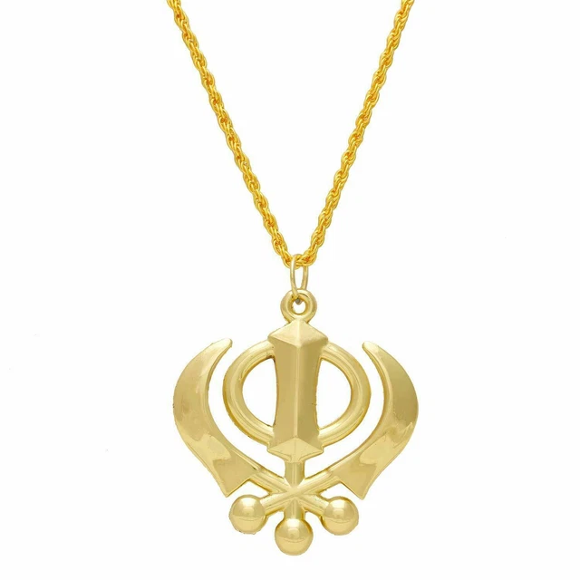LIKGREAT Bracciale Sikhismo Khanda – Acciaio Inossidabile Regolabile – Simbolo Di Giustizia E Fede – Gioiello Religioso Uomo Donna