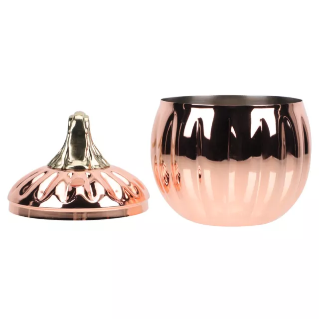 Stainless Steel Pumpkin Cocktail Glass Wine Tumbler with Lid