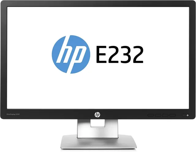 HP Elite-Display E232 23-Inch Monitor IPS LED backlight, 1920x1080 60Hz - Black