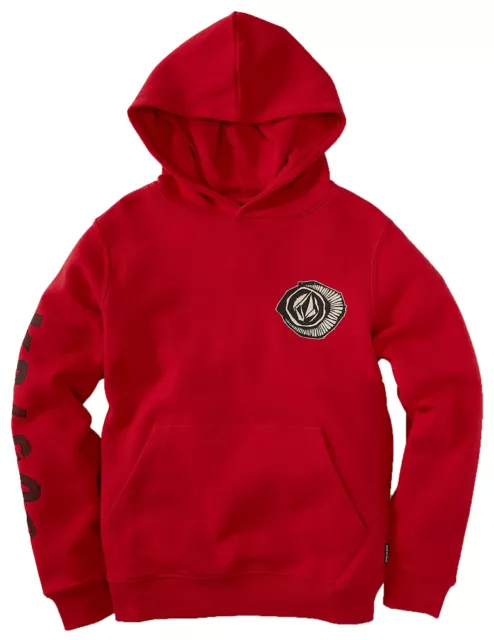 Volcom Catch 91 Ribbon Red Youth Hoodie