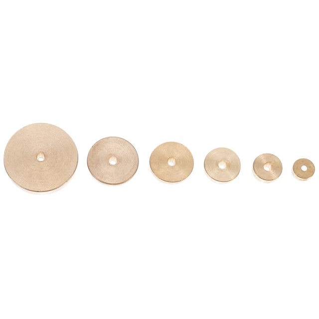 6Pcs Messing Marge Messgeräte Leder, Werkzeuge