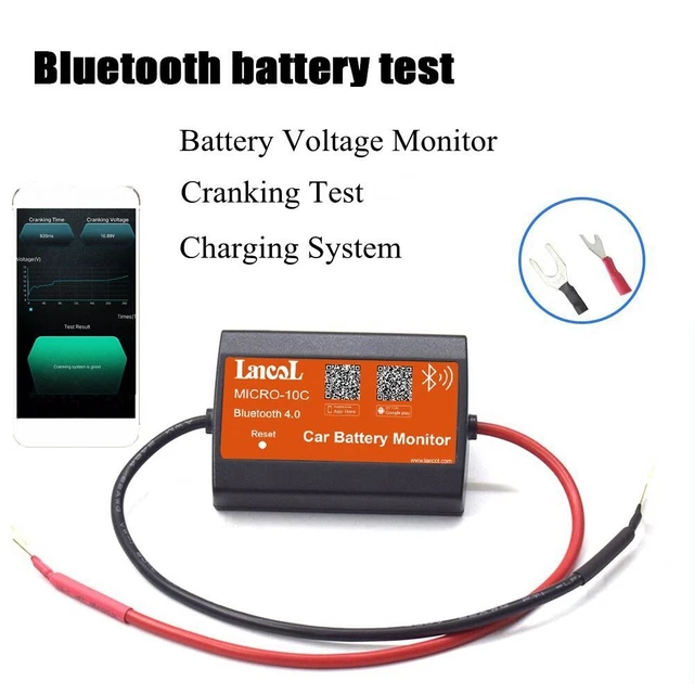 Tester Battery Monitor For Cars Motorcycle Car Voltmetery Monitoring Tester