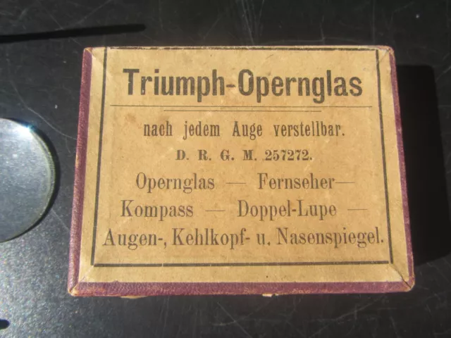 Altes Opernglas Triumph mit Kompass