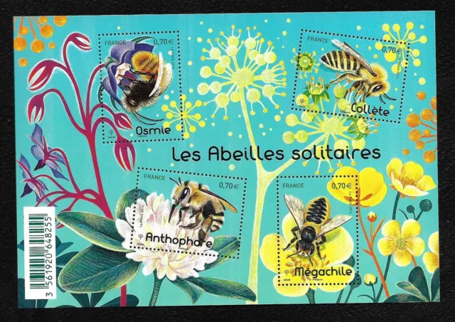 Bloc Feuillet 2016 N°F5052 Timbres France Neufs - Les Abeilles Solitaires