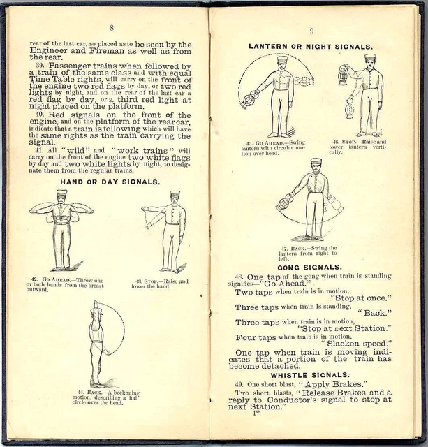 Lirr Long Island Rail Road 1885 Book Of Rules W 1887 Supplement 3