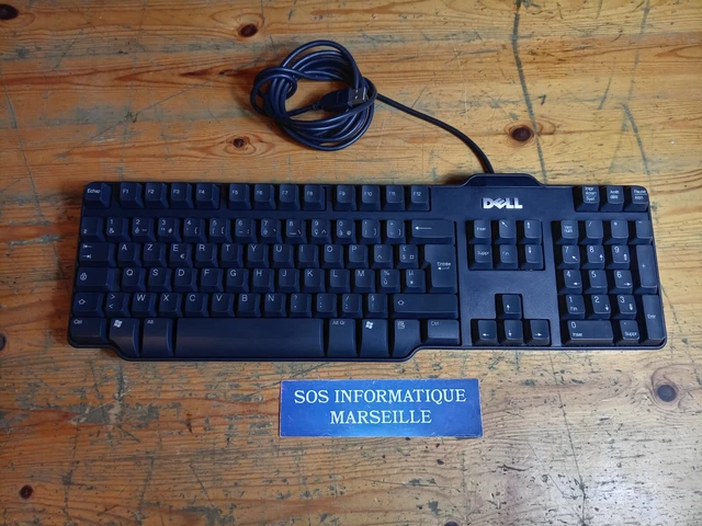 Clavier Dell SK-8115 USB – Disposition QWERTZ Allemand – Gris – Occasion