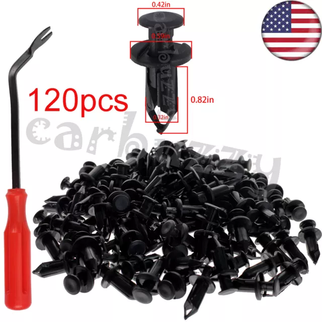 For Honda Trx300, Trx250,250Ex,300Ex,TRX 400Ex 450 Fender Clip Body Rivet 120pc