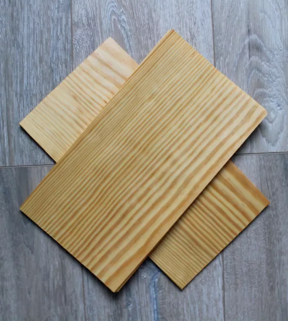 Pine wood veneer, 6 veneer sheets, 31 x 16.5 cm (~12,2 x 6,49"), 0.6 mm(~1/42")