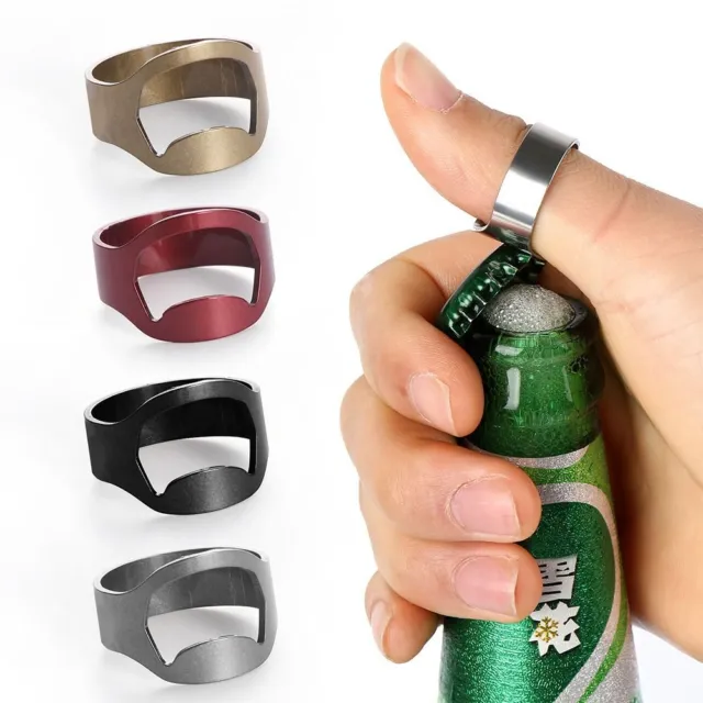 Home & Living Finger Ring Openers Gadgets Kitchen Tool Beer Bottles Opener