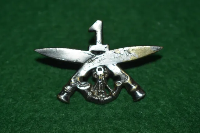 The 1st Gurkha Rifles (Indian Army) Cap badge  - Post 1947 - Cast Metal