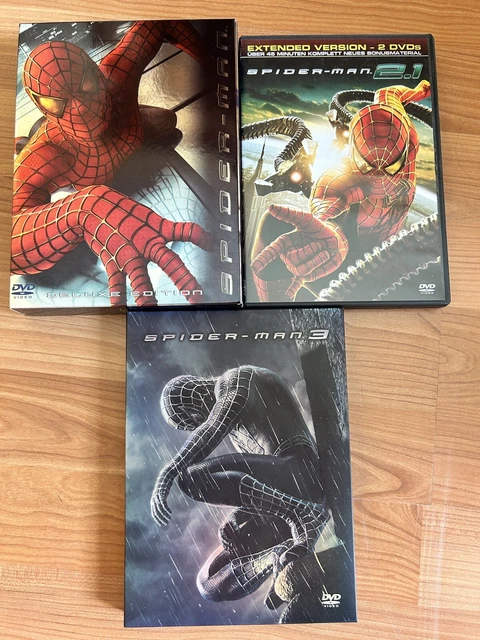 FILMPAKET 4 SPIDER MAN SPIDER MAN 1 3 1 2 3 Deluxe Edition 383min 7 filmpaket-4-spider-man-spider-man-1-3-1-2-3-deluxe-edition-383min-7