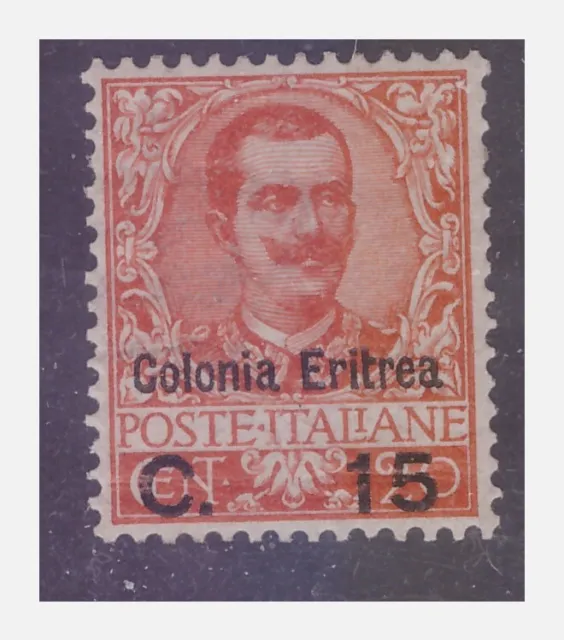 Eritrea 1905 - Floral Cent 15 Su 20 - Luxury MNH