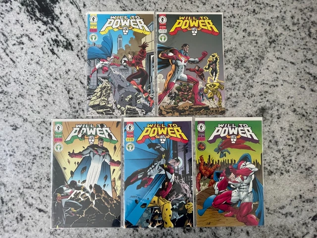 Lot Of 5 Will To Power Dark Horse Comic Books # 3 4 5 8 9 NM 1st Prints J990