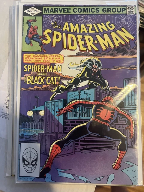 Amazing Spiderman #227 Marvel 1982 Comic Book Black Cat