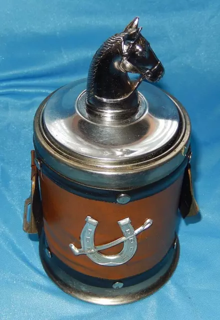 1960'S Horse Head Table Cigarette Box  ( 404 ) From Large Collection