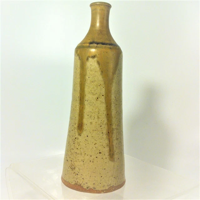 Vase Bouteille En Gres De Puisaye   Daniel Raimboux