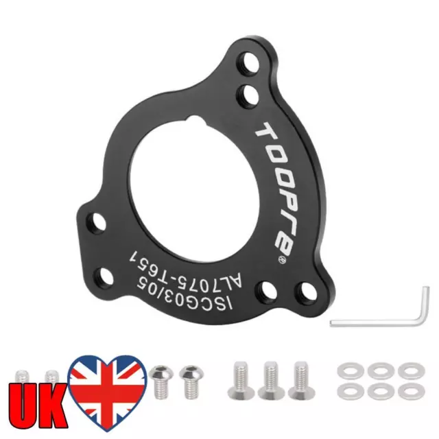 Bike Chain Guide Adapter Solid Bottom Bracket Plate Conversion for ISCG03 ISCG05
