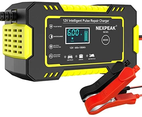 Chargeur Batterie Voitures chargeurs de pour Auto Recharge Voiture Moto 12v Inte