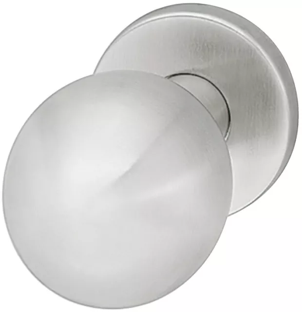 Poignée de Porte Acier Inox Tournant Bouton Rond Boule Ø 55 MM Maison Pommeau 2