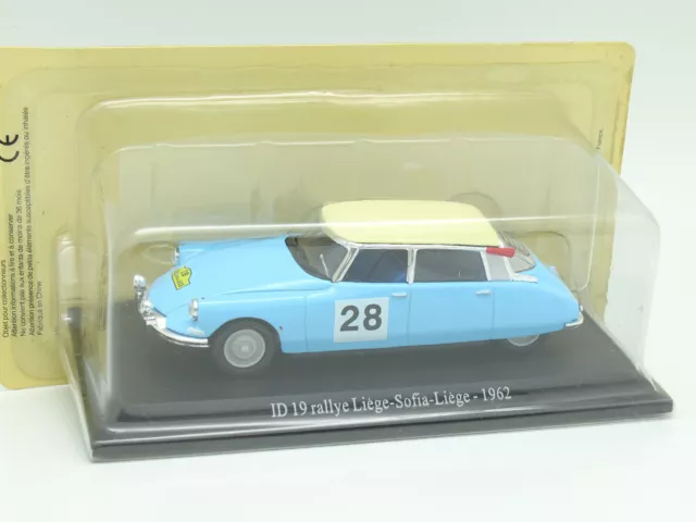 UH Presse 1/43 - Citroen DS ID 19 Rallye Liege Sofia 1962